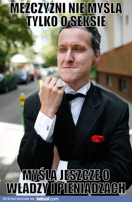 Mężczyźni nie myślą tylko o seksie