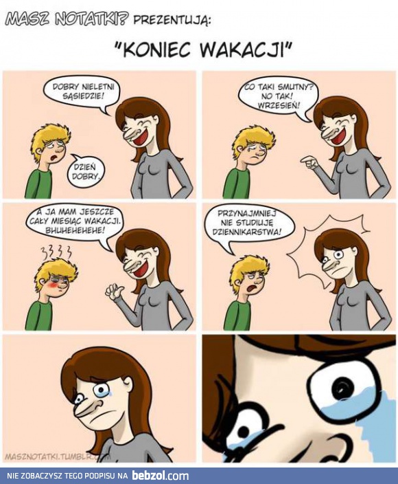 I koniec wakacji