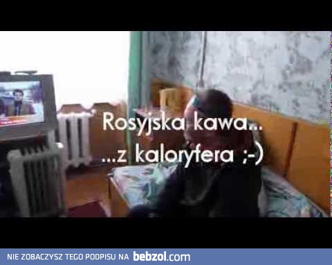 Pyszna kawa z kaloryfera