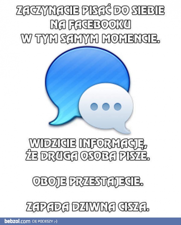 Niezręczna cisza przez Internet