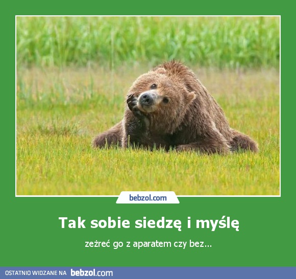 Tak sobie siedzę i myślę