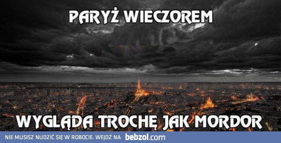Paryż wieczorem
