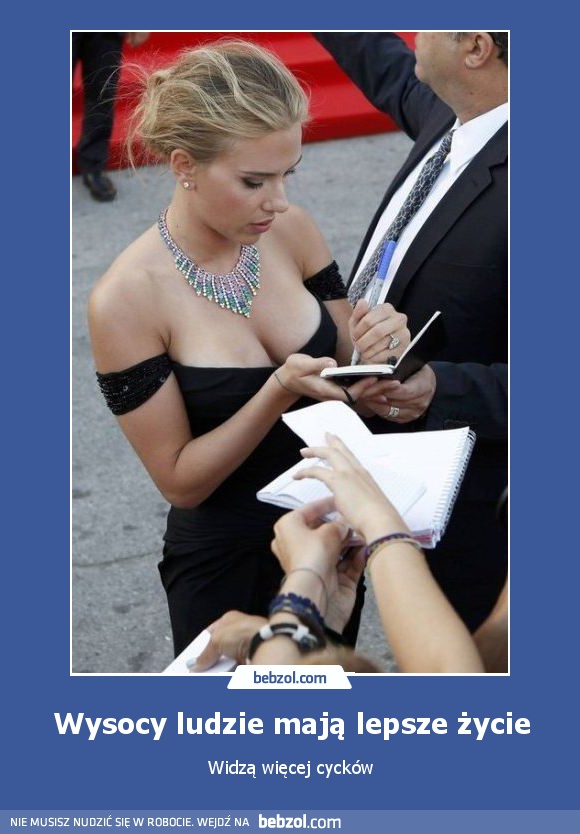 Wysocy ludzie mają lepsze życie
