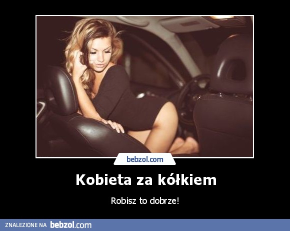 Kobieta za kółkiem