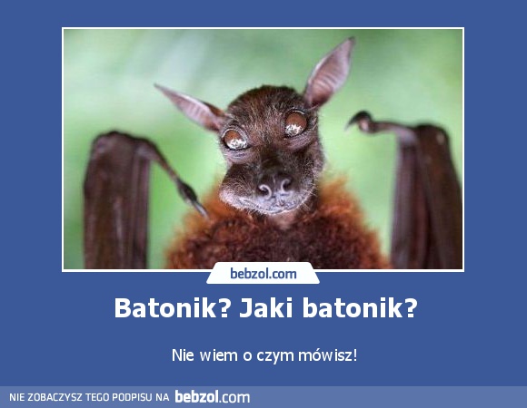 Batonik? Jaki batonik?
