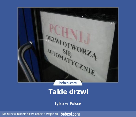 Takie drzwi