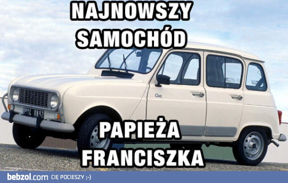 Nowy samochód papieża