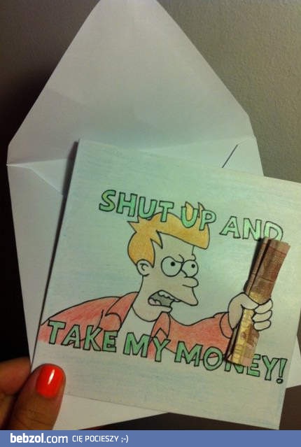 Kartka urodzinowa od brata