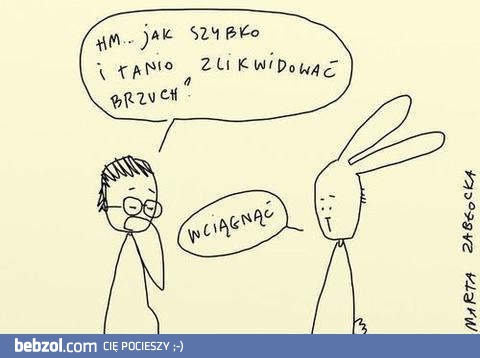 Jak szybko i tanio zlikwidować brzuch?