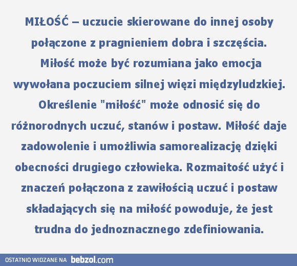 ile osób tak naprawde zna znaczenie tego słowa...?