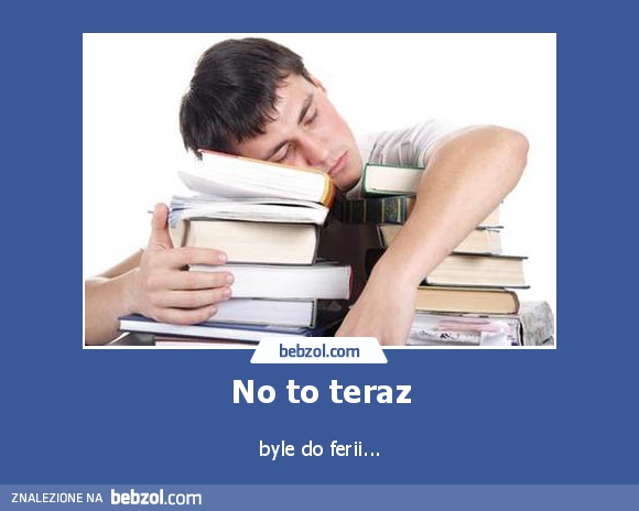 No to teraz