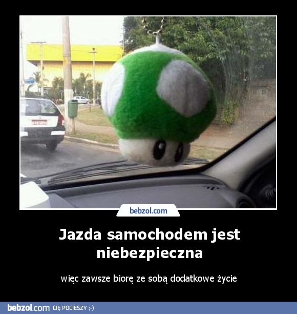Jazda samochodem jest niebezpieczna