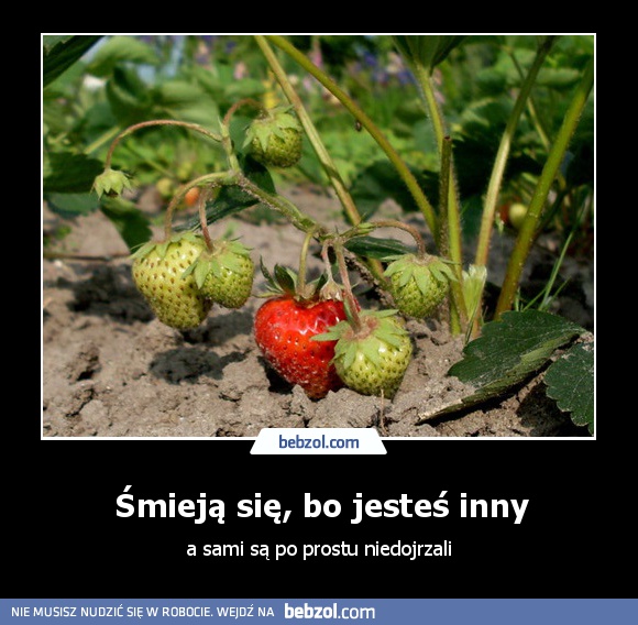 Śmieją się, bo jesteś inny