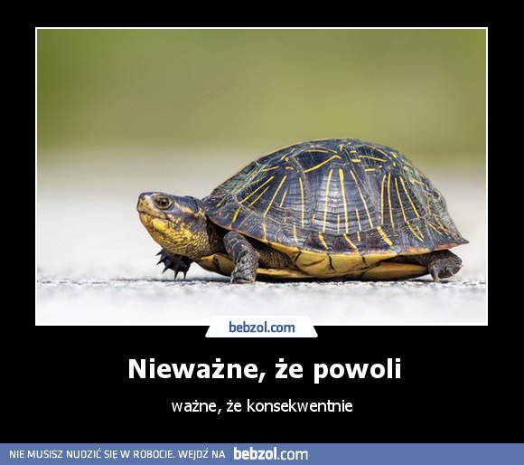 Nieważne, że powoli