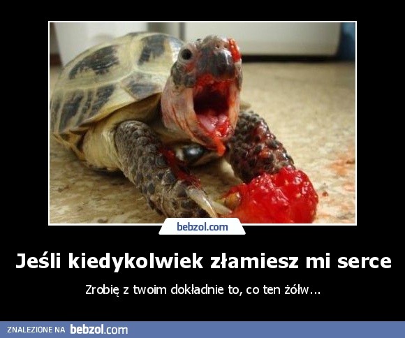 Jeśli kiedykolwiek złamiesz mi serce