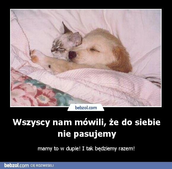 Wszyscy nam mówili, że do siebie nie pasujemy