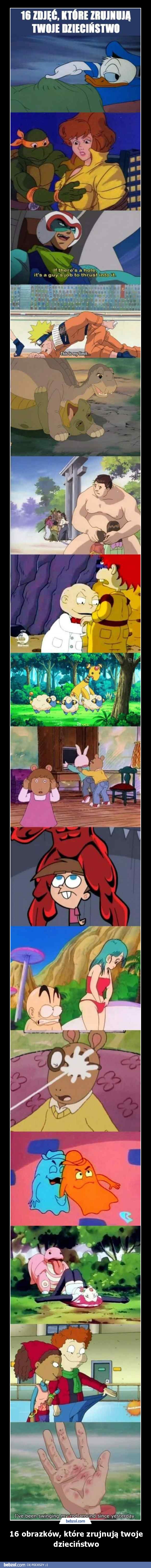 16 obrazków, które zrujnują twoje dzieciństwo