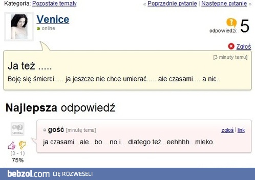 Właśnie... Tak... Tego