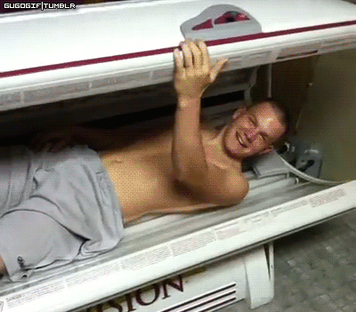 Po pierwszym razie na solarium