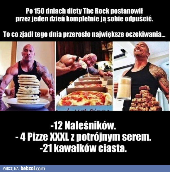 Odpuścił sobie dietę