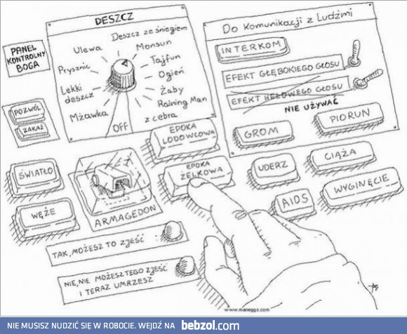 Boski panel sterowania