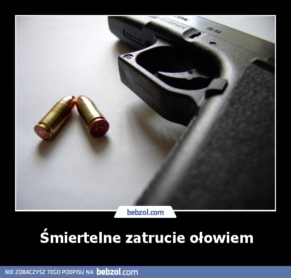 Śmiertelne zatrucie ołowiem