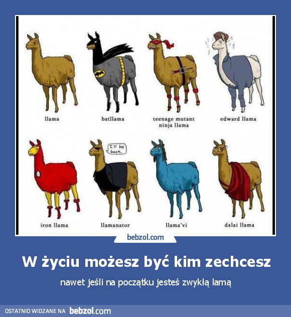 W życiu możesz być kim zechcesz