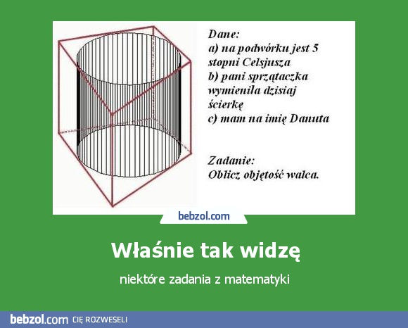 Właśnie tak widzę