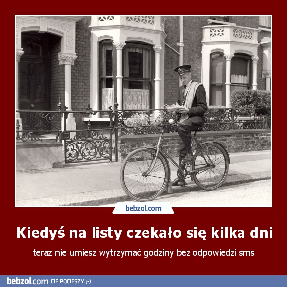 Kiedyś na listy czekało się kilka dni