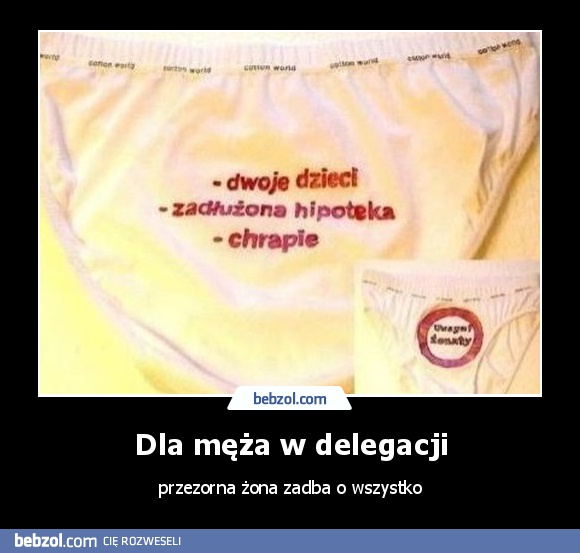 Dla męża w delegacji