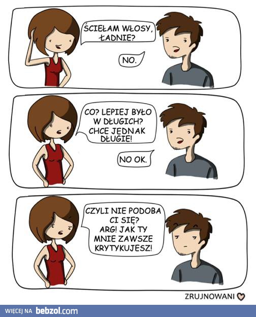 Kobieta po wizycie u fryzjera