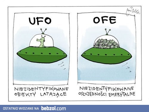 Ufo, a Otwarty Fundusz Emerytalny