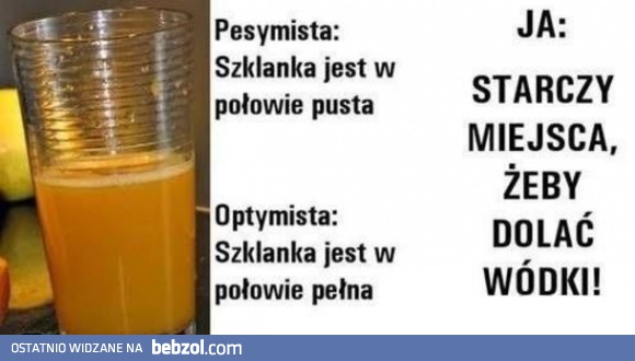 Pesymista, optymista i ja