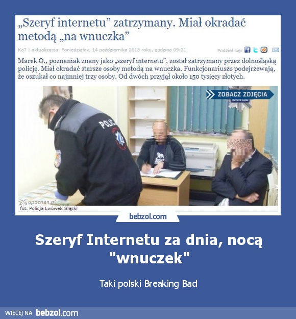 Szeryf Internetu za dnia, nocą 