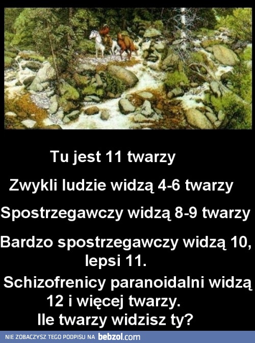 Ile twarzy widzisz?