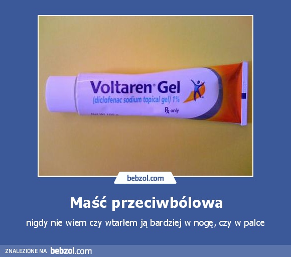 Maść przeciwbólowa