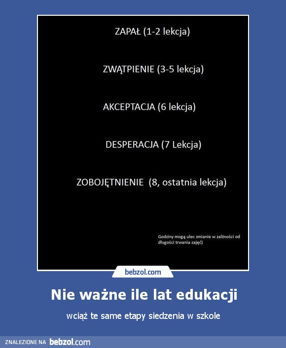 Nie ważne ile lat edukacji