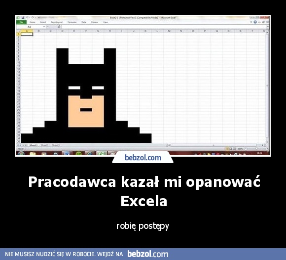 Pracodawca kazał mi opanować Excela