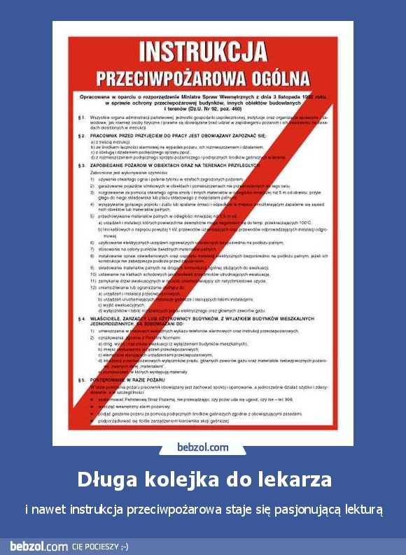 Długa kolejka do lekarza