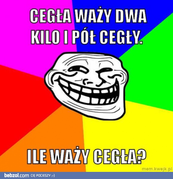 Ile waży cegła?