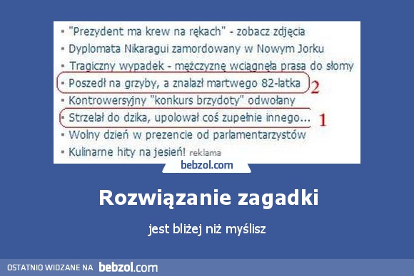 Rozwiązanie zagadki