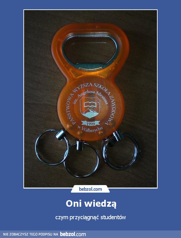 Oni wiedzą
