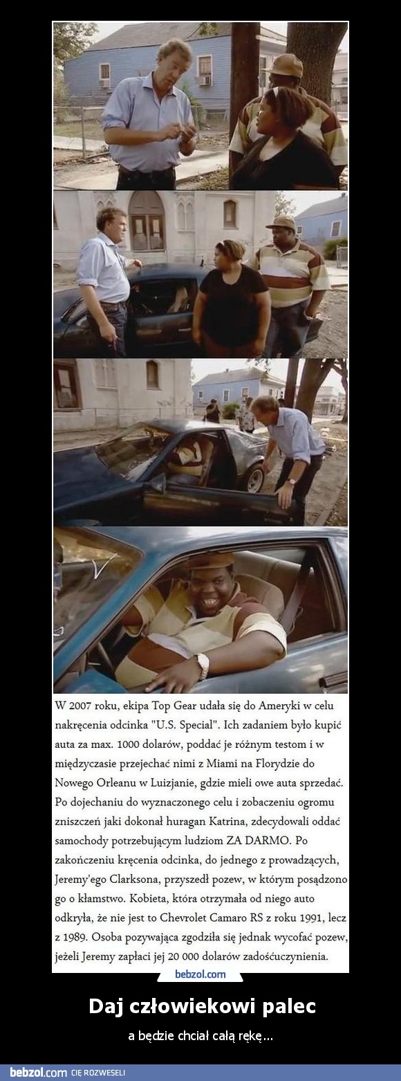 Daj człowiekowi palec