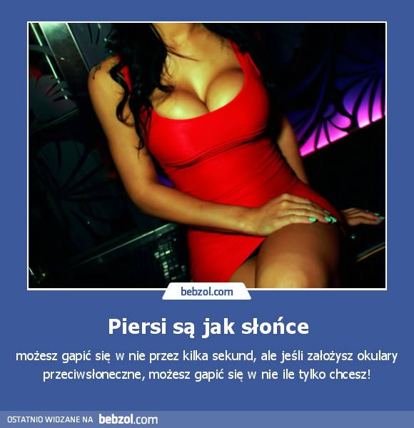 Piersi są jak słońce