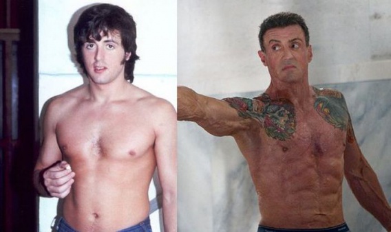 Niezniszczalni kiedyś i teraz (9 zdjęć)