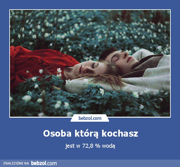 Osoba którą kochasz