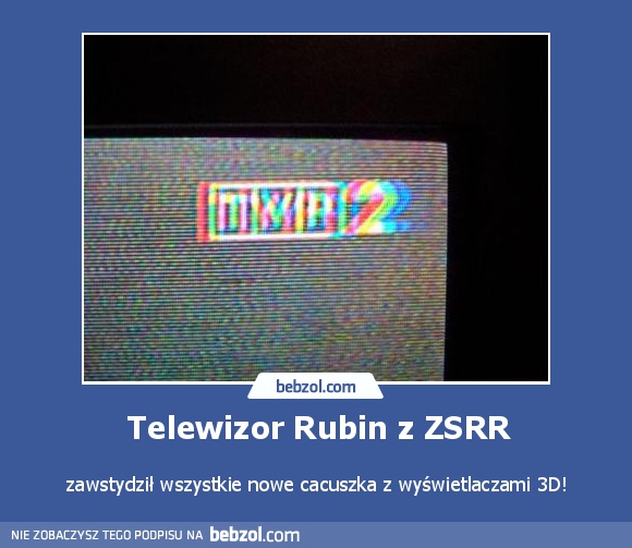Telewizor Rubin z ZSRR