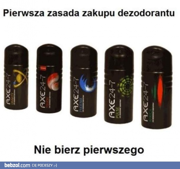 Jak kupować dezodorant