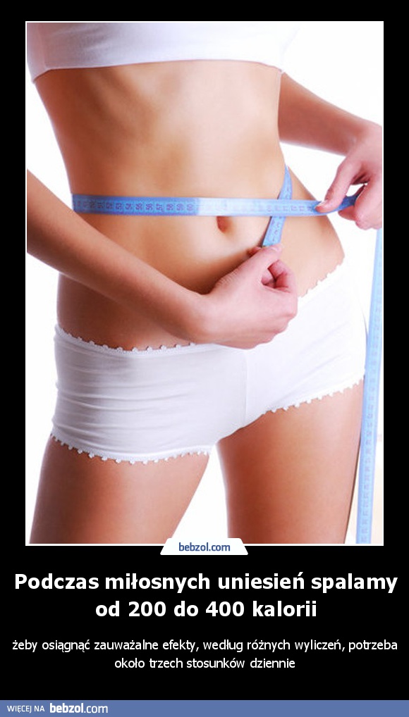 Podczas miłosnych uniesień spalamy od 200 do 400 kalorii