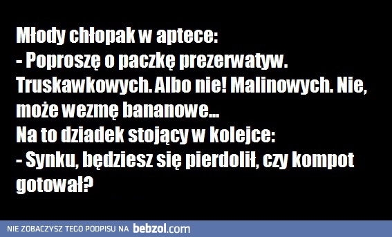 Młody chłopak w aptece